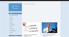 Desktop Screenshot of bigdatatrainers.com