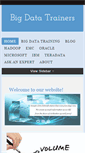 Mobile Screenshot of bigdatatrainers.com